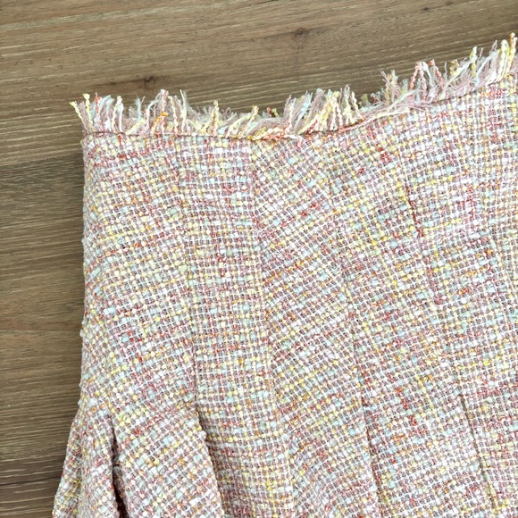Avec Les Filles Tweed Pleated Mini Skirt - Picture 2 of 3